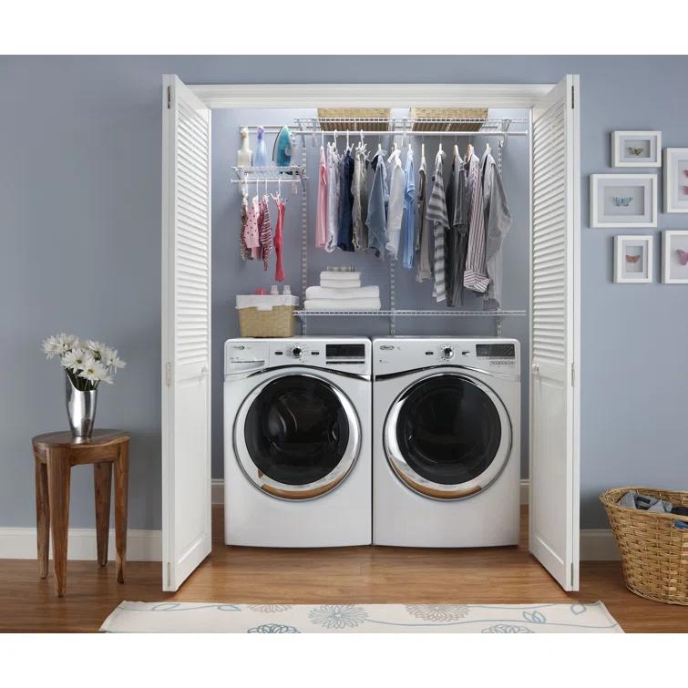 ShelfTrack 48" W - 72" W Closet System Starter Kit