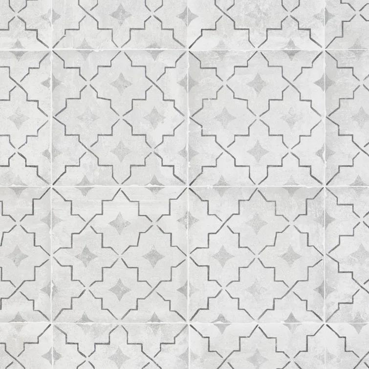 Patras Deco Como 7.87 in. x 7.87 in. Matte Porcelain Floor and Wall Tile (10.76 Sq. Ft. / Case)
