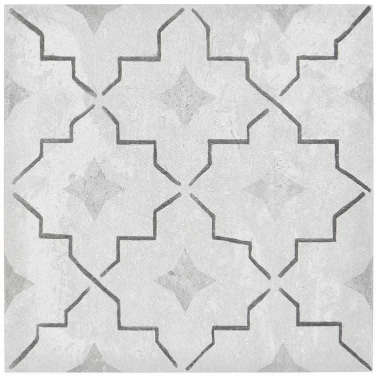 Patras Deco Como 7.87 in. x 7.87 in. Matte Porcelain Floor and Wall Tile (10.76 Sq. Ft. / Case)