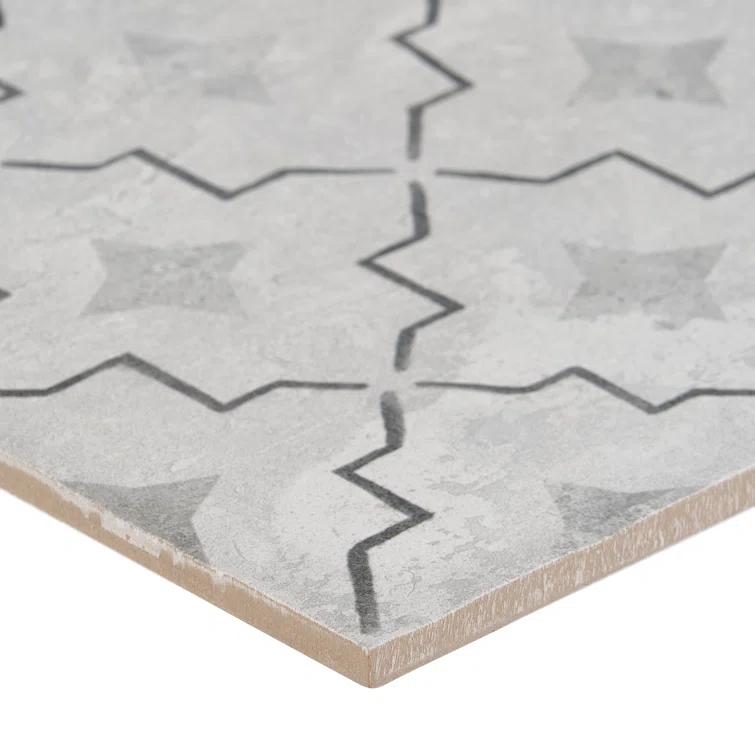 Patras Deco Como 7.87 in. x 7.87 in. Matte Porcelain Floor and Wall Tile (10.76 Sq. Ft. / Case)