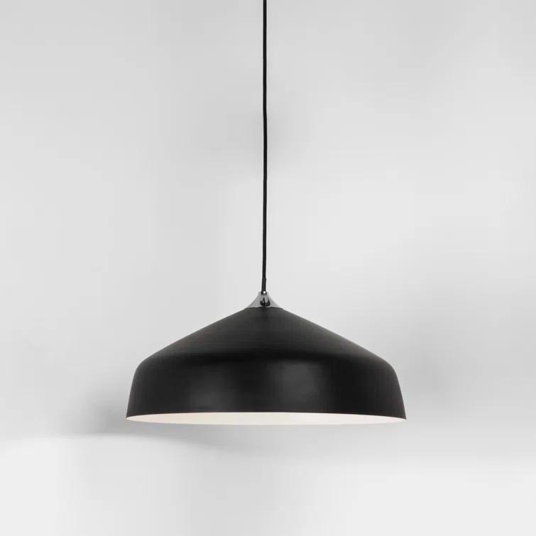 Astro Ginestra 300 Indoor Pendant (Matt Black) - Dry Rated - E26/Medium Lamp, Designed in Britain - 1361005-3 Years Guarantee