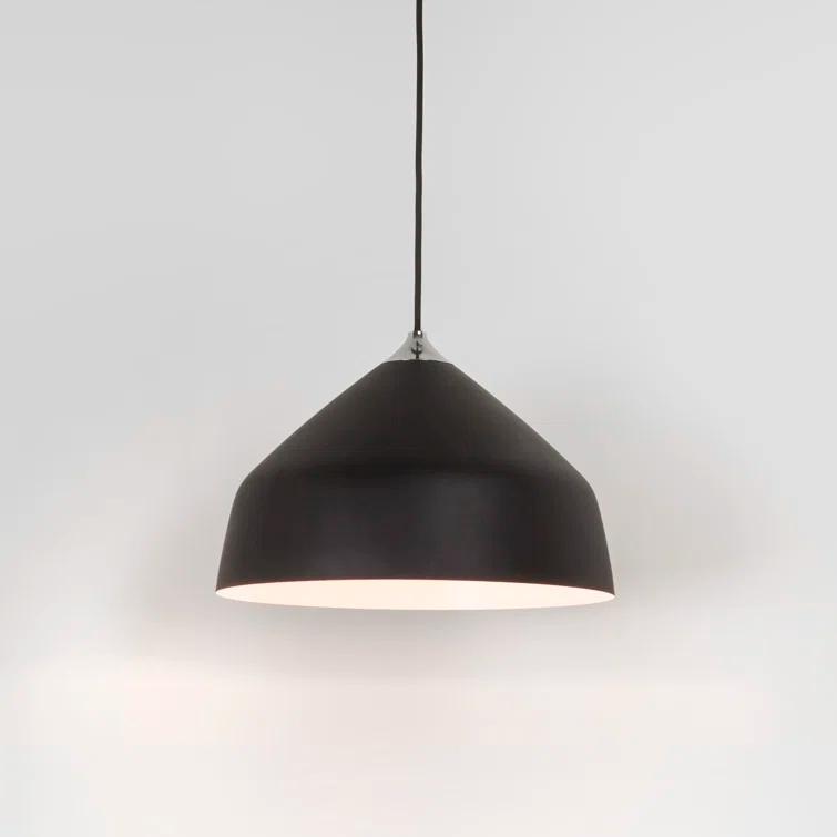 Astro Ginestra 300 Indoor Pendant (Matt Black) - Dry Rated - E26/Medium Lamp, Designed in Britain - 1361005-3 Years Guarantee