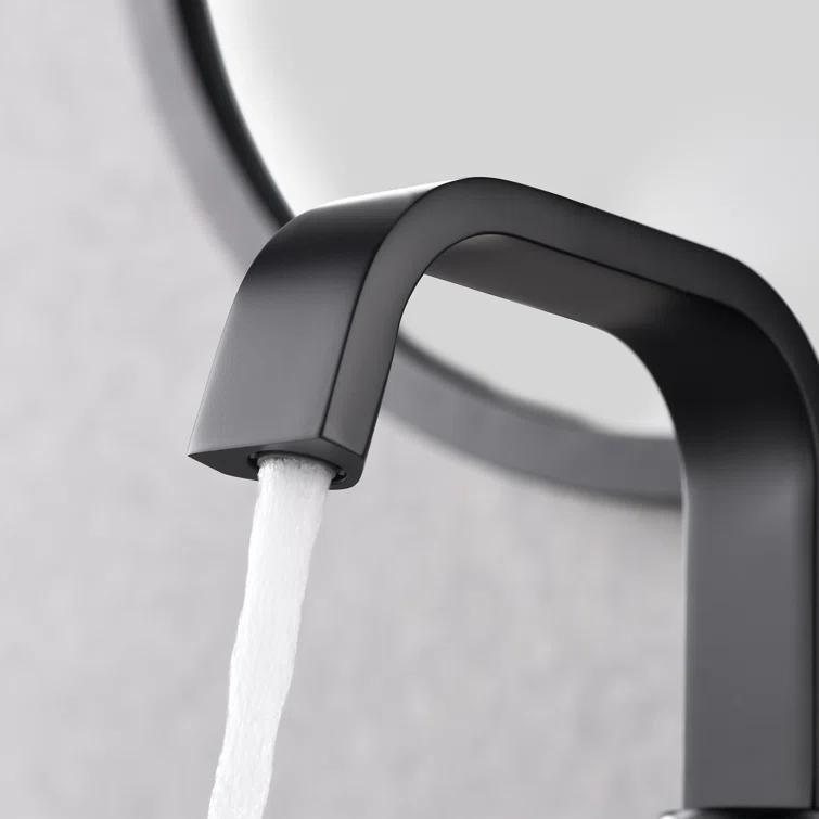 Single Hole Bathroom Faucet with Drain Assembly