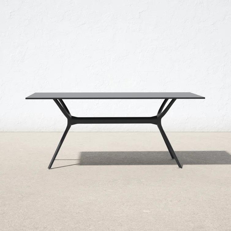 Farrah Synthetic Laminate Outdoor Dining Table