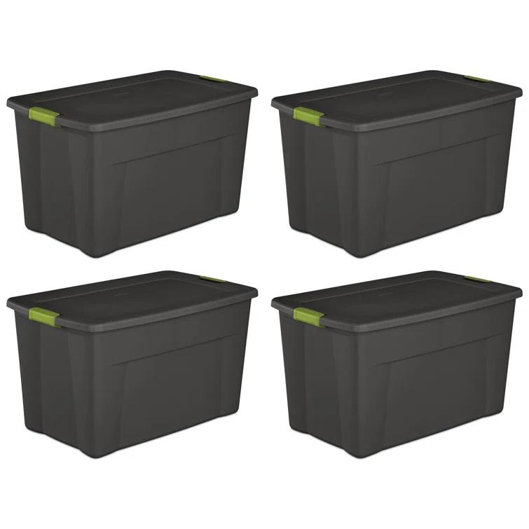 Sterilite Storage Tote Box with Latching Container Lid