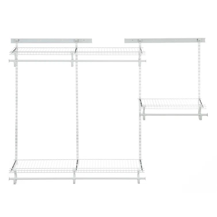 ShelfTrack 48" W - 72" W Closet System Starter Kit