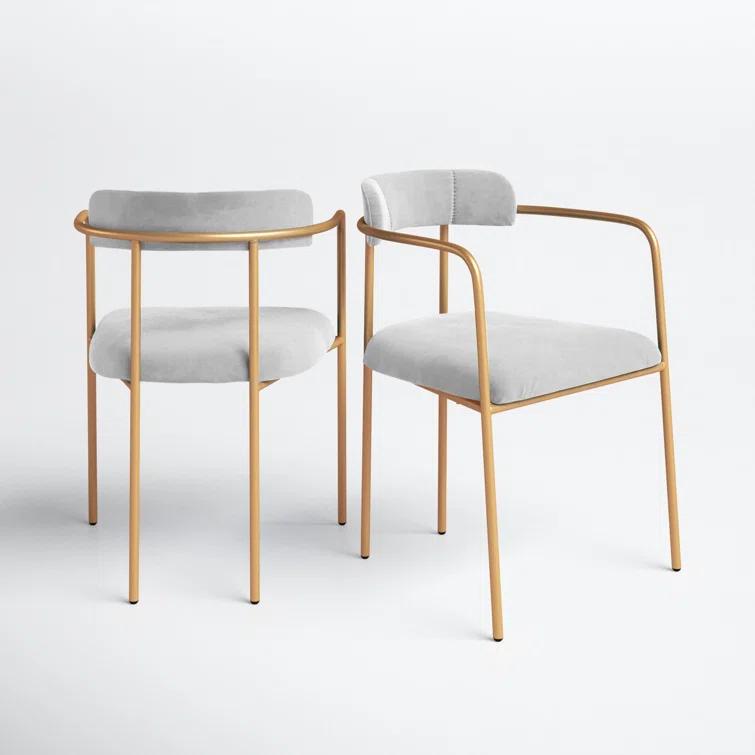 Lenna Upholstered Dining Arm Chair