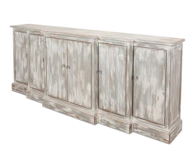 Waterfall 80'' Solid Wood Sideboard