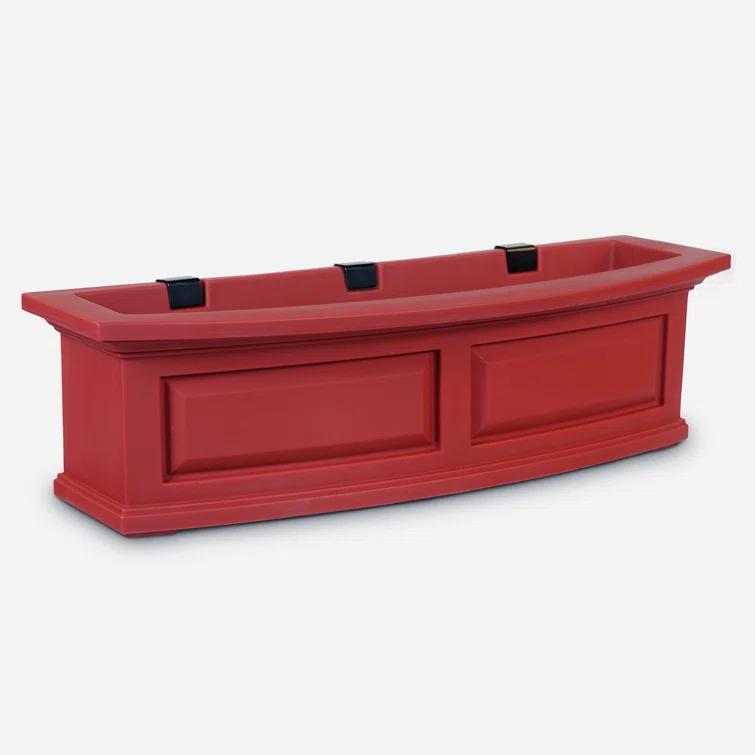 Nantucket Resin Window Box with Water Reservoir