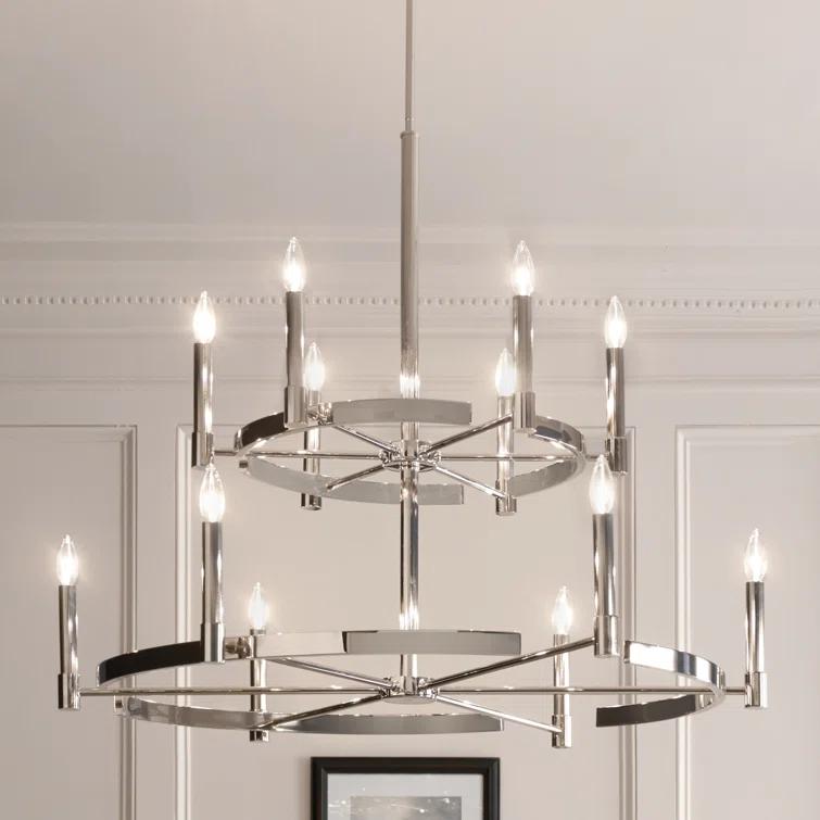 Kichler Lighting Tolani 12 - Light Chandelier in  Black