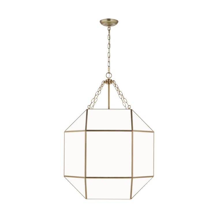 Reid 4 Light Glass Dimmable Pendant