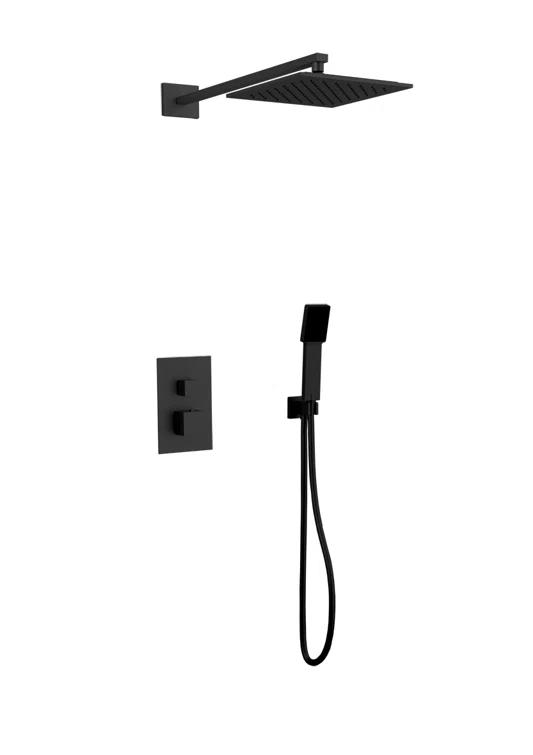 Black Nickel Multi-head Wall Mounted Rain Shower System