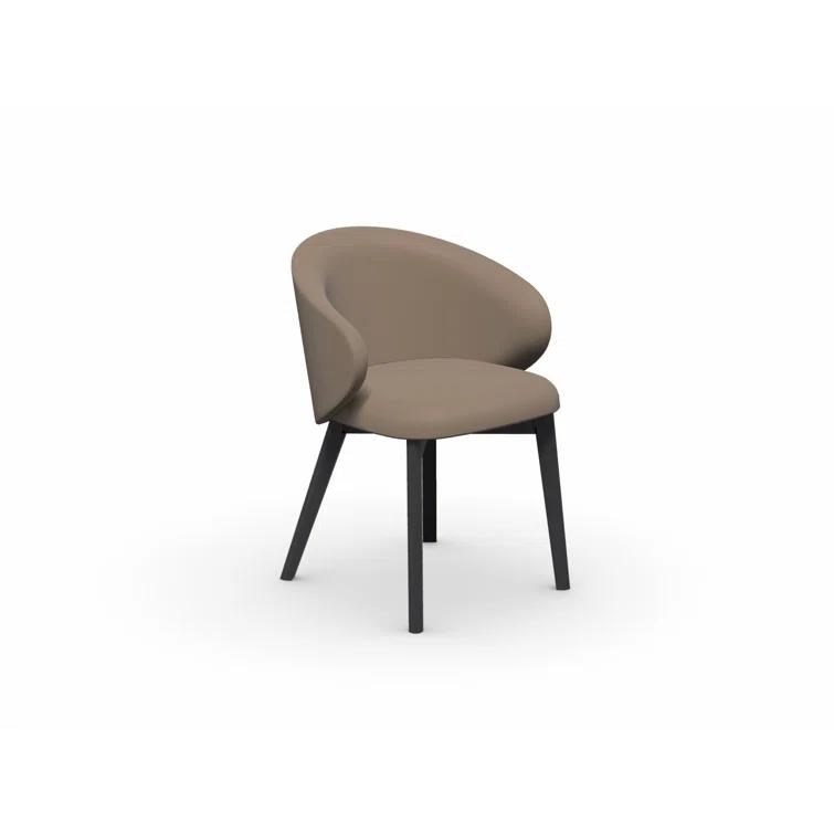 Tuka Upholstered Armchair with Wooden Frame
