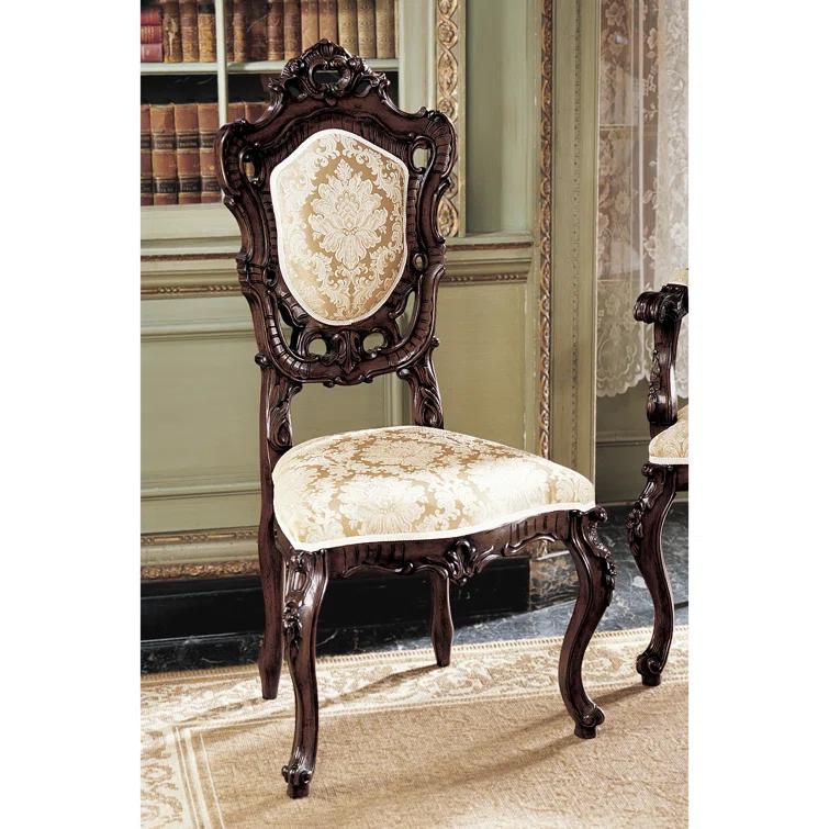 Design Toscano Toulon French Rococo Side Chair