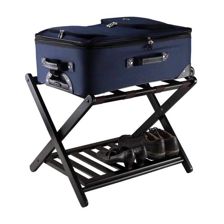Folding Wood Luggage Rack