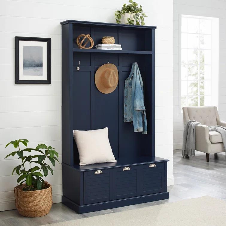 Babram Hall Tree 42.5'' Wide with Bench