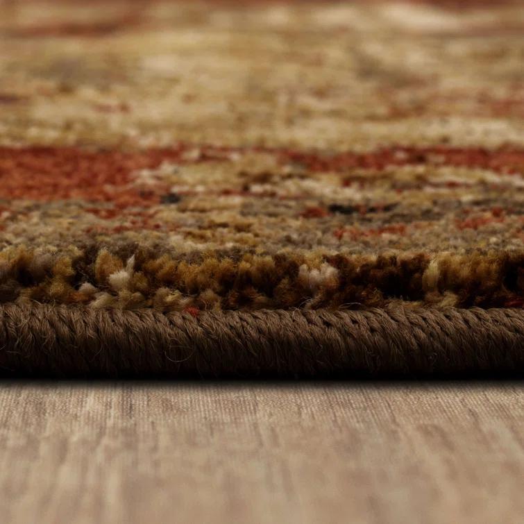 Karastan Treviso Abstract Brown Area Rug | Wayfair