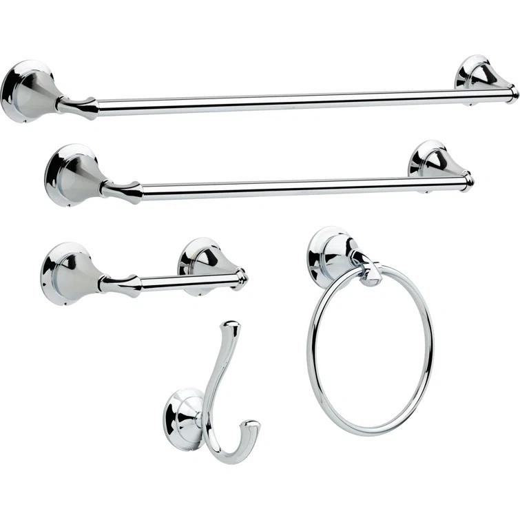 Linden™ Wall Mount Pivot Arm Toilet Paper Holder Bath Hardware Accessory