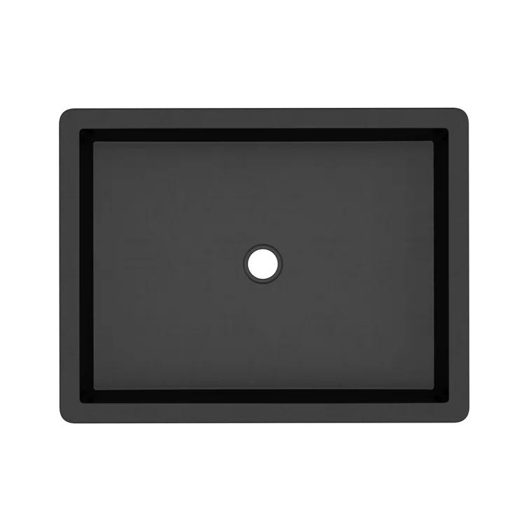 NativeStone Stone Handmade Rectangular Undermount Bathroom Sink