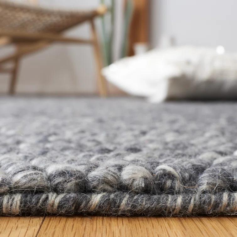 Natura NAT620 Hand Woven Area Rug - Dark Grey - 3'x5' - Safavieh