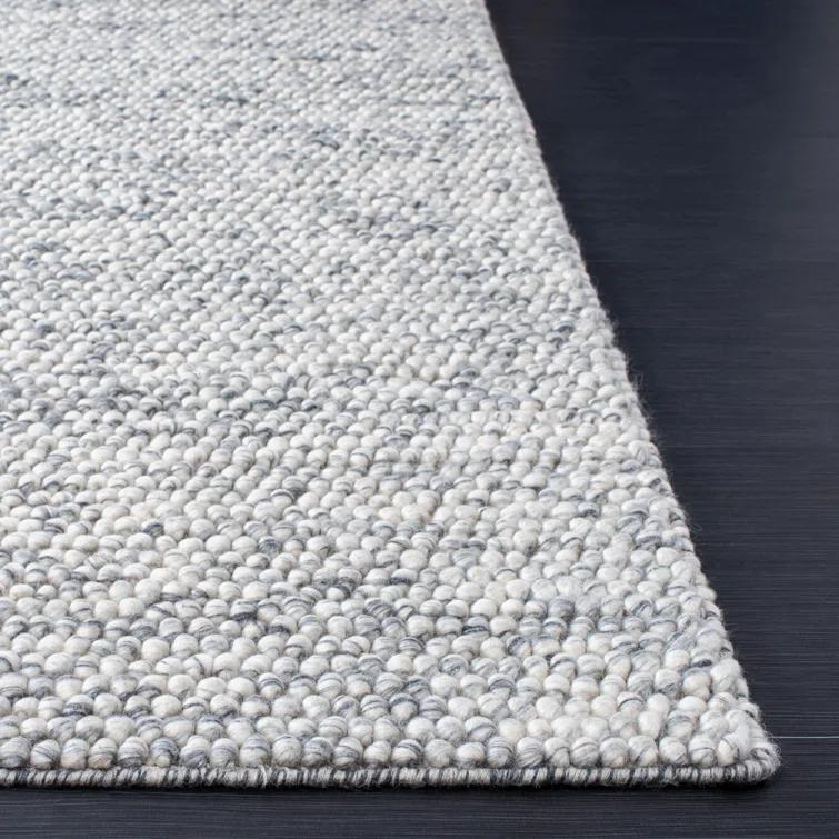SAFAVIEH Natura Feride Geometric Area Rug, Light Grey/Ivory, 6' x 8'