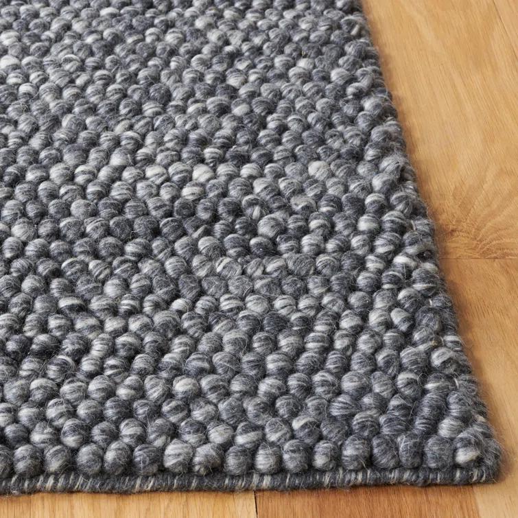 Natura NAT620 Hand Woven Area Rug - Dark Grey - 3'x5' - Safavieh