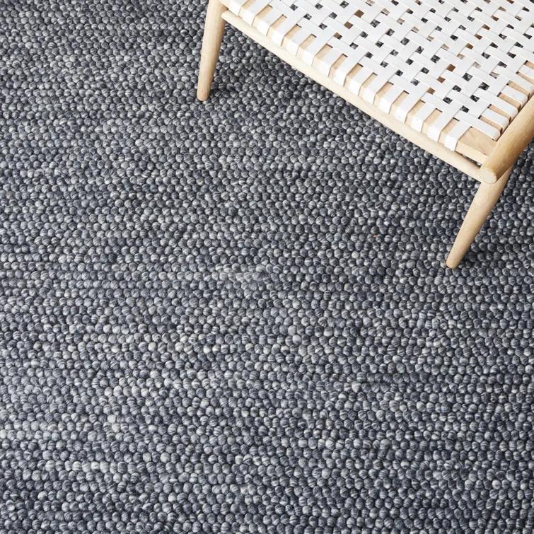 Natura NAT620 Hand Woven Area Rug - Dark Grey - 3'x5' - Safavieh