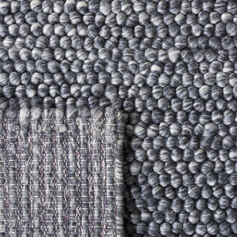 Natura NAT620 Hand Woven Area Rug - Dark Grey - 3'x5' - Safavieh