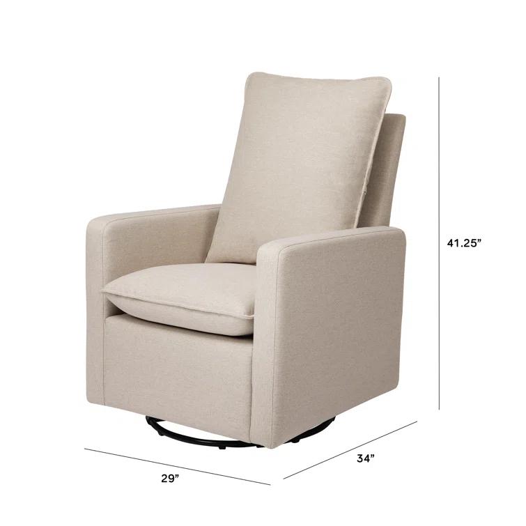 Cali Pillowback Swivel Glider