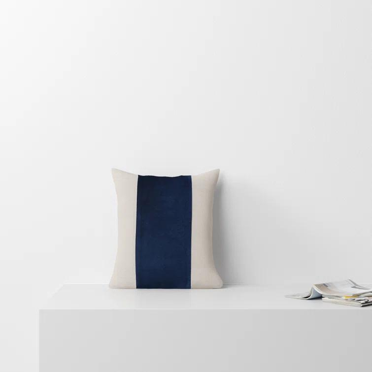 Kat Striped Cotton Throw Pillow