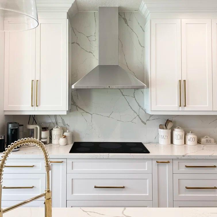 ZLINE KITCHEN & BATH 36 inch Convertible 400-CFM Recirculating Stainless steel Wall-Mounted Range Hood