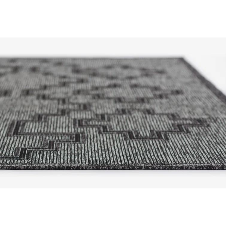 Ava Moroccan Charcoal Indoor / Outdoor Area Rug