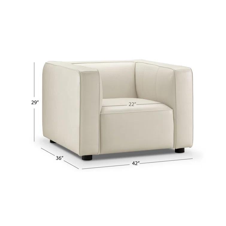 Molise Genuine Leather Armchair