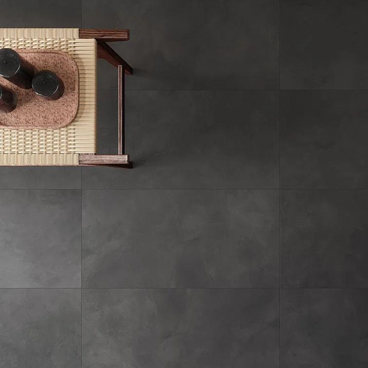 Bond Tile Ryx 15.74 in. x 31.49 in. Matte Porcelain Concrete Look Floor and Wall Tile (13.77 Sq. Ft. / Case)