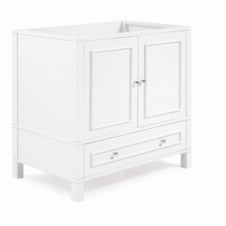 Williamsburg 36"W Transitional Style Vanity Cabinet With Soft Close Doors And Drawers