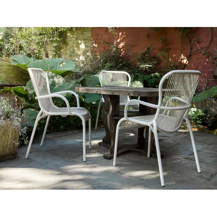 Alsop Indoor / Outdoor Dining Chair - Beige/Stone White