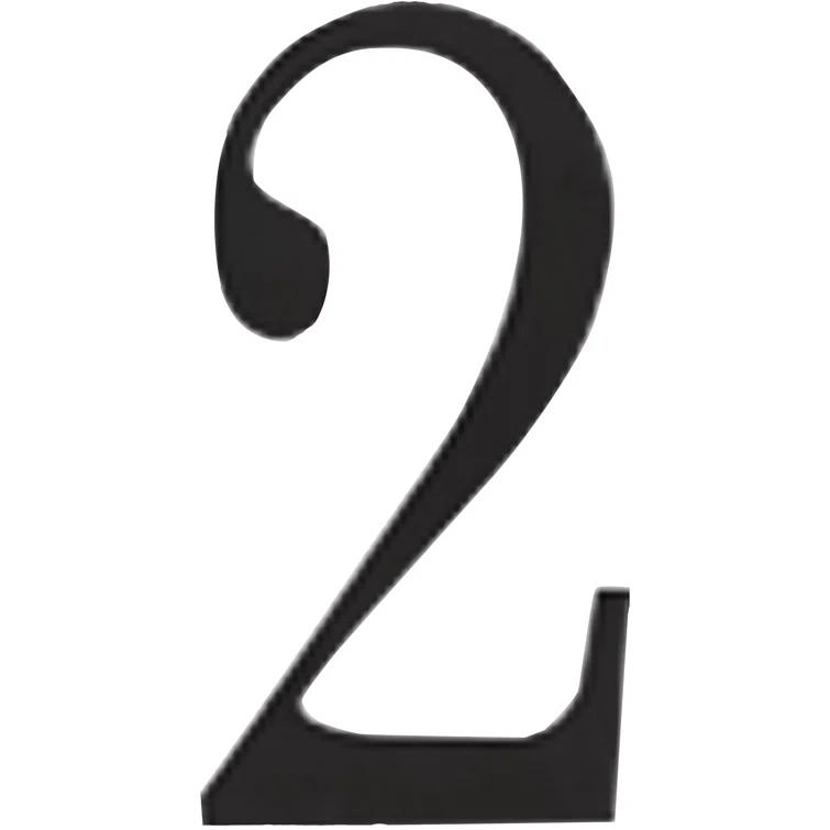 Atlas Homewares Traditionalist 6" H Surface Mount House Number