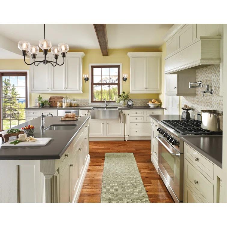 Moen Traditional Wall Mount Swing Arm Folding Pot Filler Kitchen Faucet