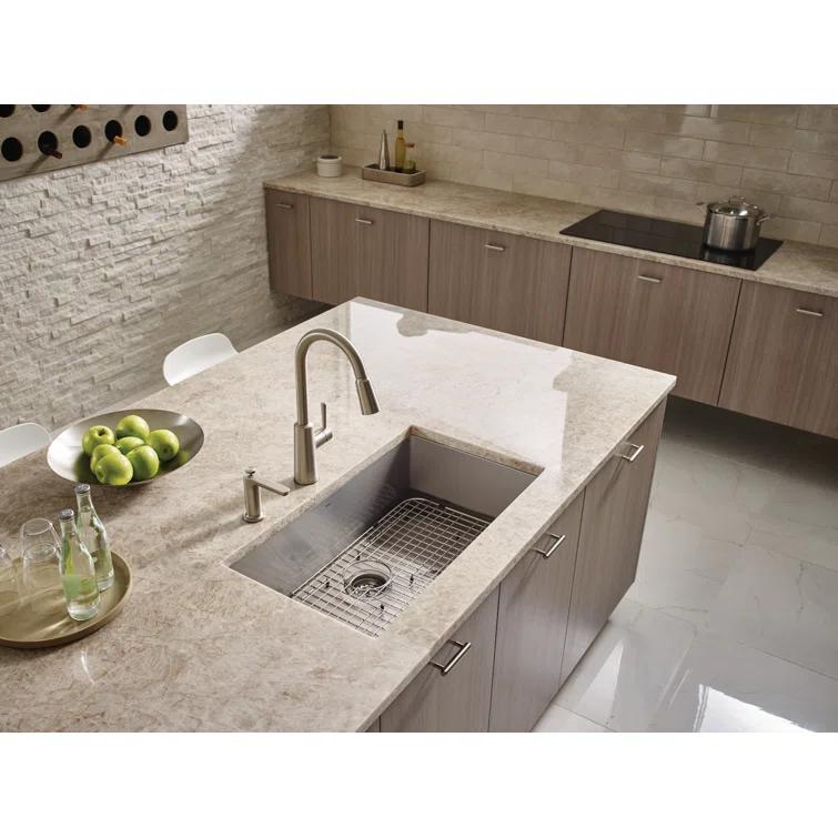 Prep 1800 Series Stainless Steel Undermount 31" x 18" Single Bowl Kitchen Sink
