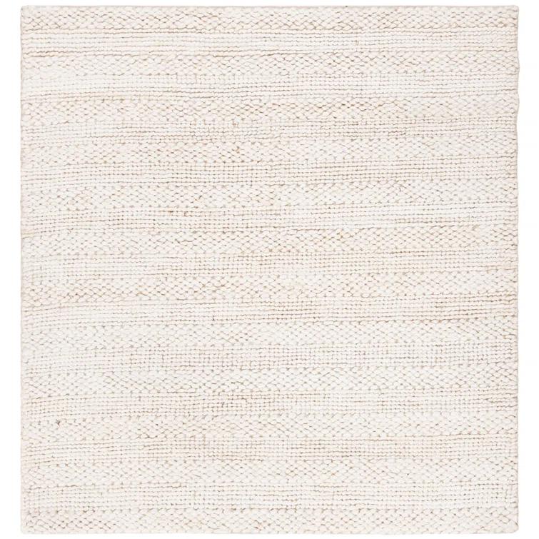 Natural Fiber NF212 Hand Woven Indoor Area Rug - Bleach - 6'x6' - Safavieh