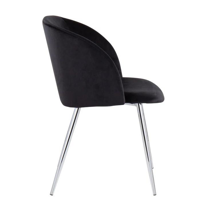 Terrance 18.5'' H Velvet Upholstered Parsons Chair