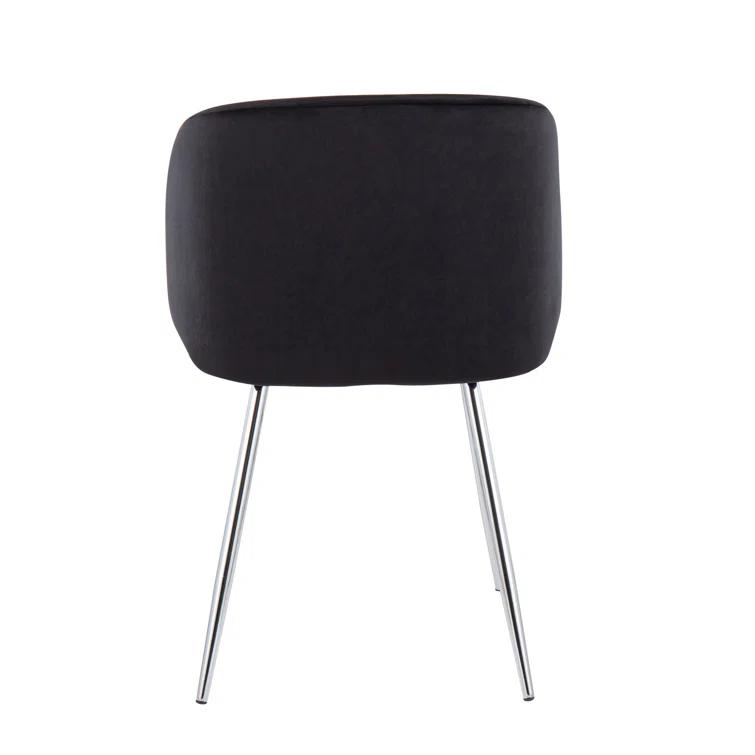 Terrance 18.5'' H Velvet Upholstered Parsons Chair