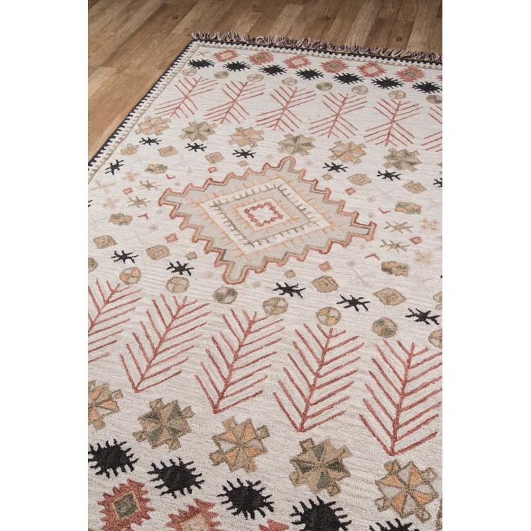 Momeni Tahoe Wool Hand Tufted Multi Area Rug 5' X 8'