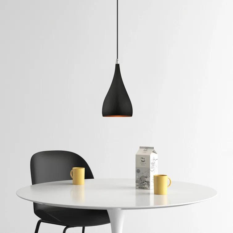 Schultz Single Light Metal Dimmable Pendant
