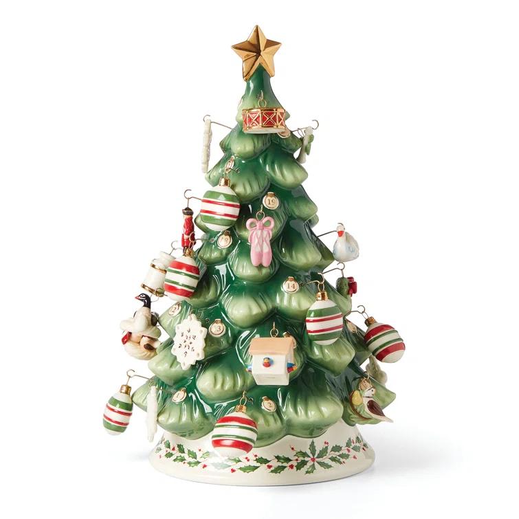 Lenox 26 Piece Treasured Traditions Advent Calendar Tree Set