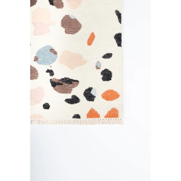 Jem Terri Abstract Handmade Flatweave Wool Area Rug