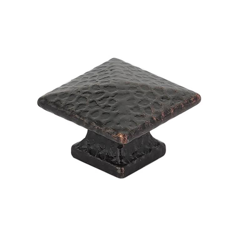 Emtek Square Dimpled Cabinet Knob