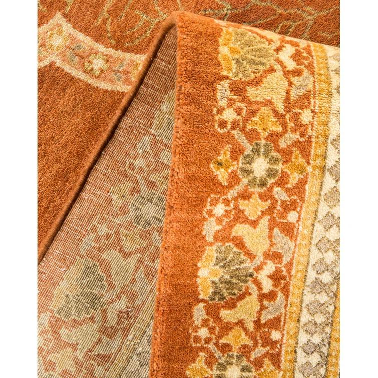 Solo Rugs Classic One-of-a-Kind Traditional Hand-Knotted Brown Area Rug 8'3" x 10'2" & Reviews | Perigold