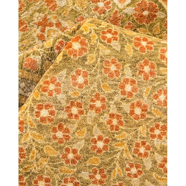 Solo Rugs Classic One-of-a-Kind Traditional Hand-Knotted Brown Area Rug 8'3" x 10'2" & Reviews | Perigold