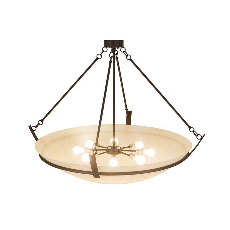 Covina 8 - Light Cafe Noir Unique/Statement Pendant
